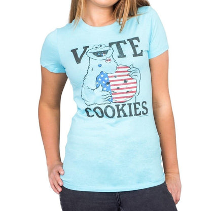 Sesame Street Vote Cookies Cookie Monster T Shirt