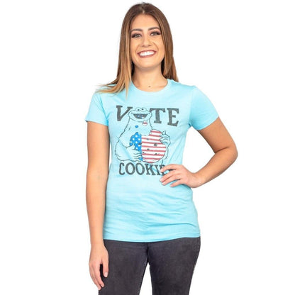 Sesame Street Vote Cookies Cookie Monster T Shirt