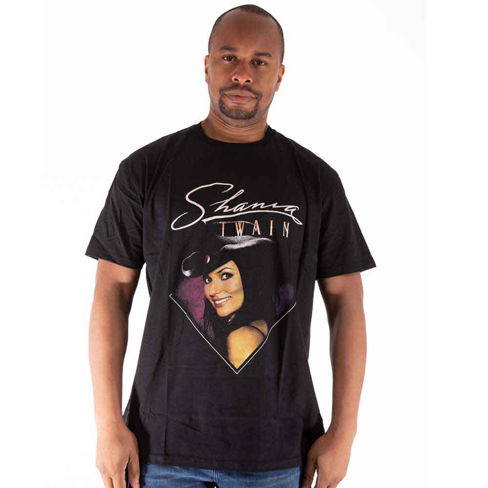 Shania Twain Purple Photo Mens T Shirt