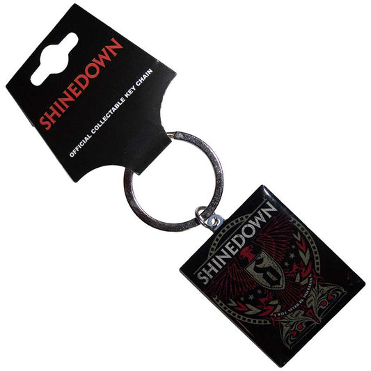 Shinedown I Will Never Be Voiceless Keychain