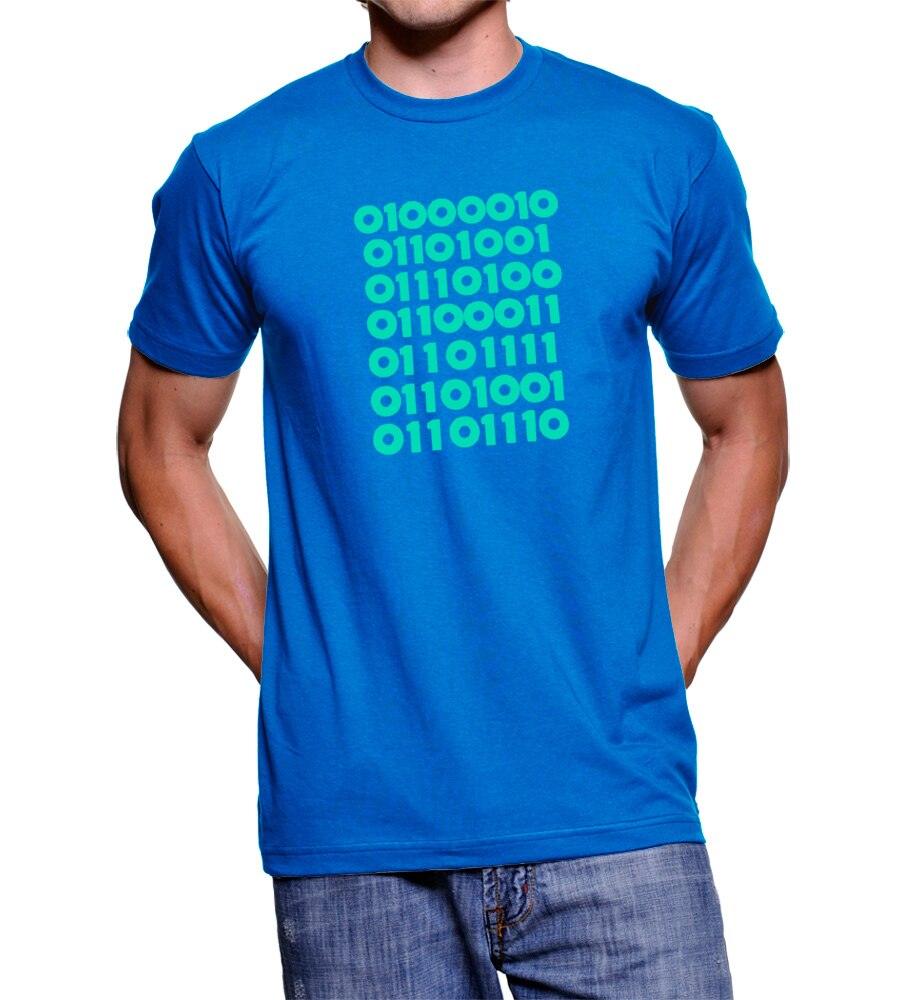 Silicon Valley Bitcoin in Binary T Shirt