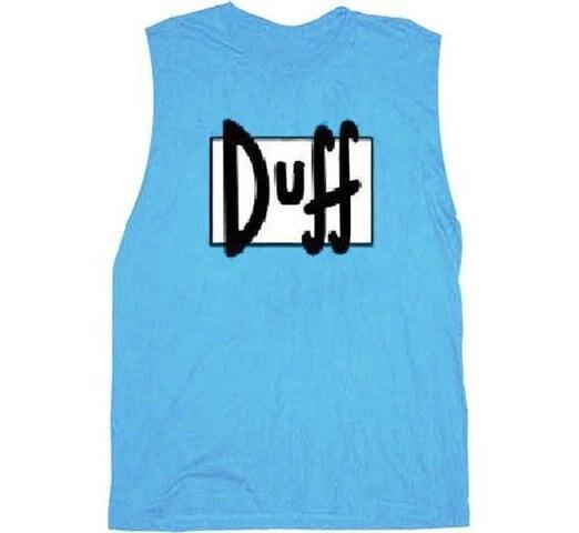 Simpsons Duff Beer Sleeveless T Shirt