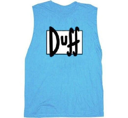 Simpsons Duff Beer Sleeveless T Shirt