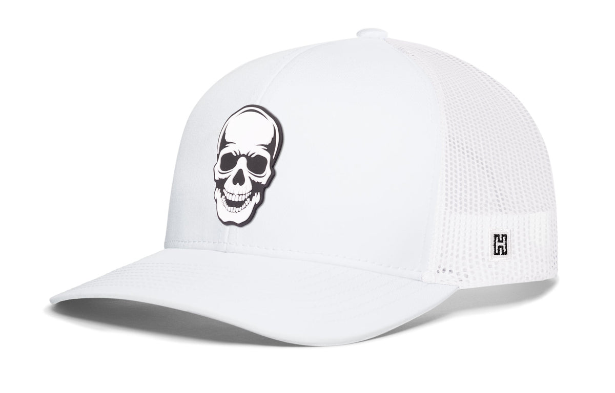 Skull Trucker Haka Hat Black  Snapback