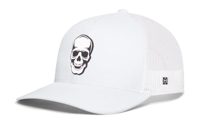 Skull Trucker Haka Hat Black  Snapback