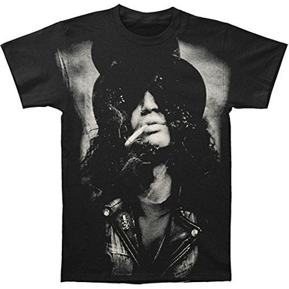 Guns n Roses Slash Guitar with Color Officially Licensed Mens T Shirt Black