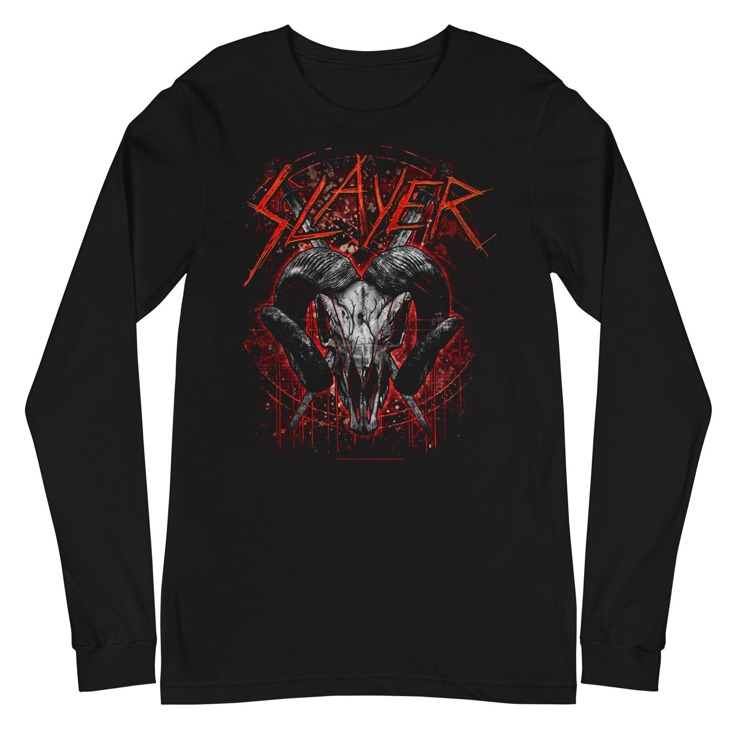 Slayer - Ram's Head Long Sleeve Shirt