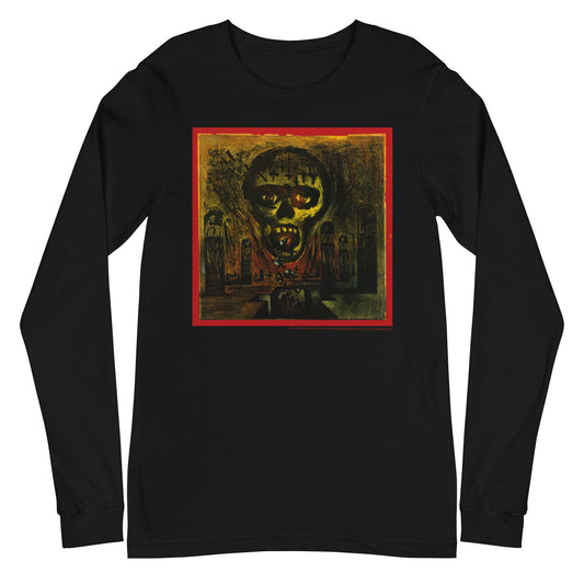 Slayer - Painted Skull Long Sleeve Shirt