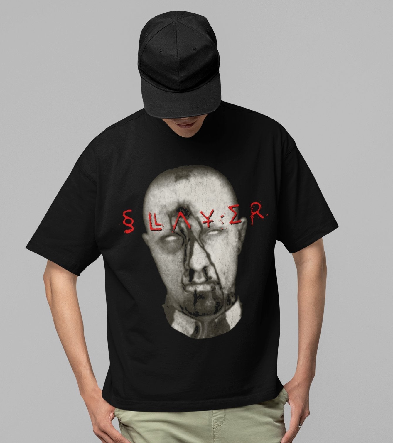 Slayer - Blank Eyes Jumbo Print T Shirt