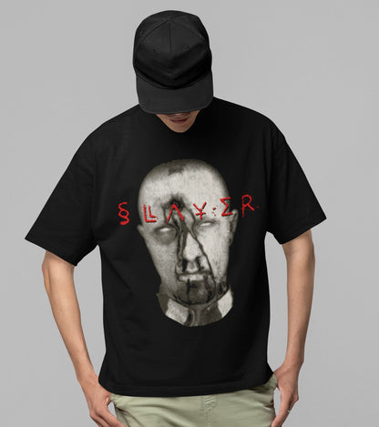 Slayer - Blank Eyes Jumbo Print T Shirt