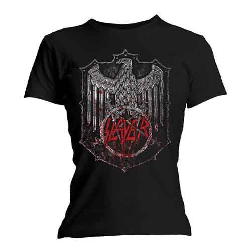 SLAYER Bloody Shield Womens T Shirt