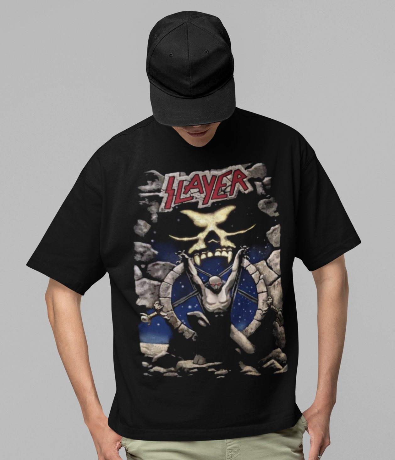 Slayer - Bow Down Jumbo Print T Shirt