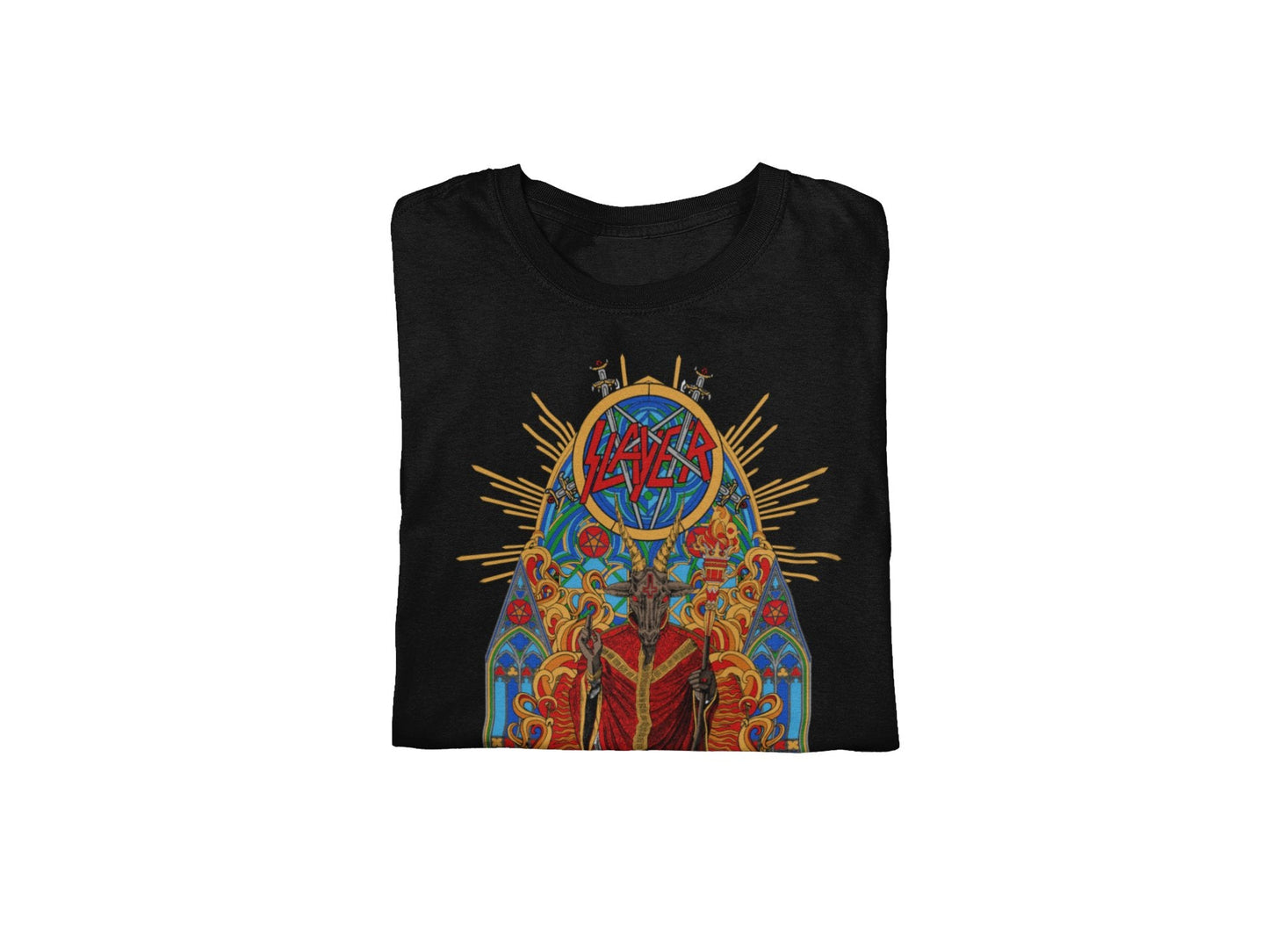 Slayer - Chapel Jumbo Print T Shirt