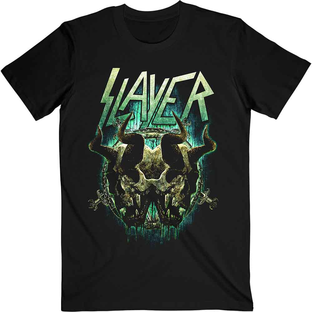 SLAYER Daemonic Twin Mens T Shirt