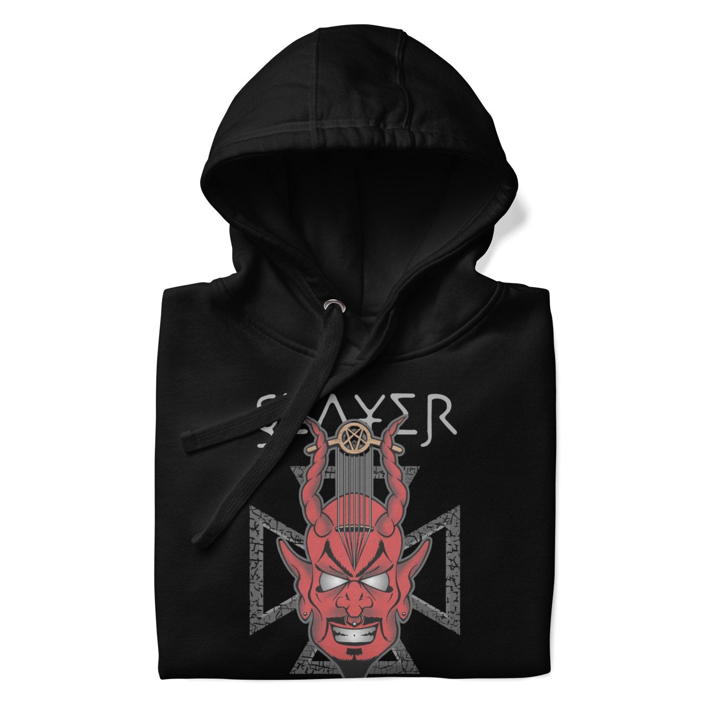 Slayer - Devil's Horns Vintage Hoodie