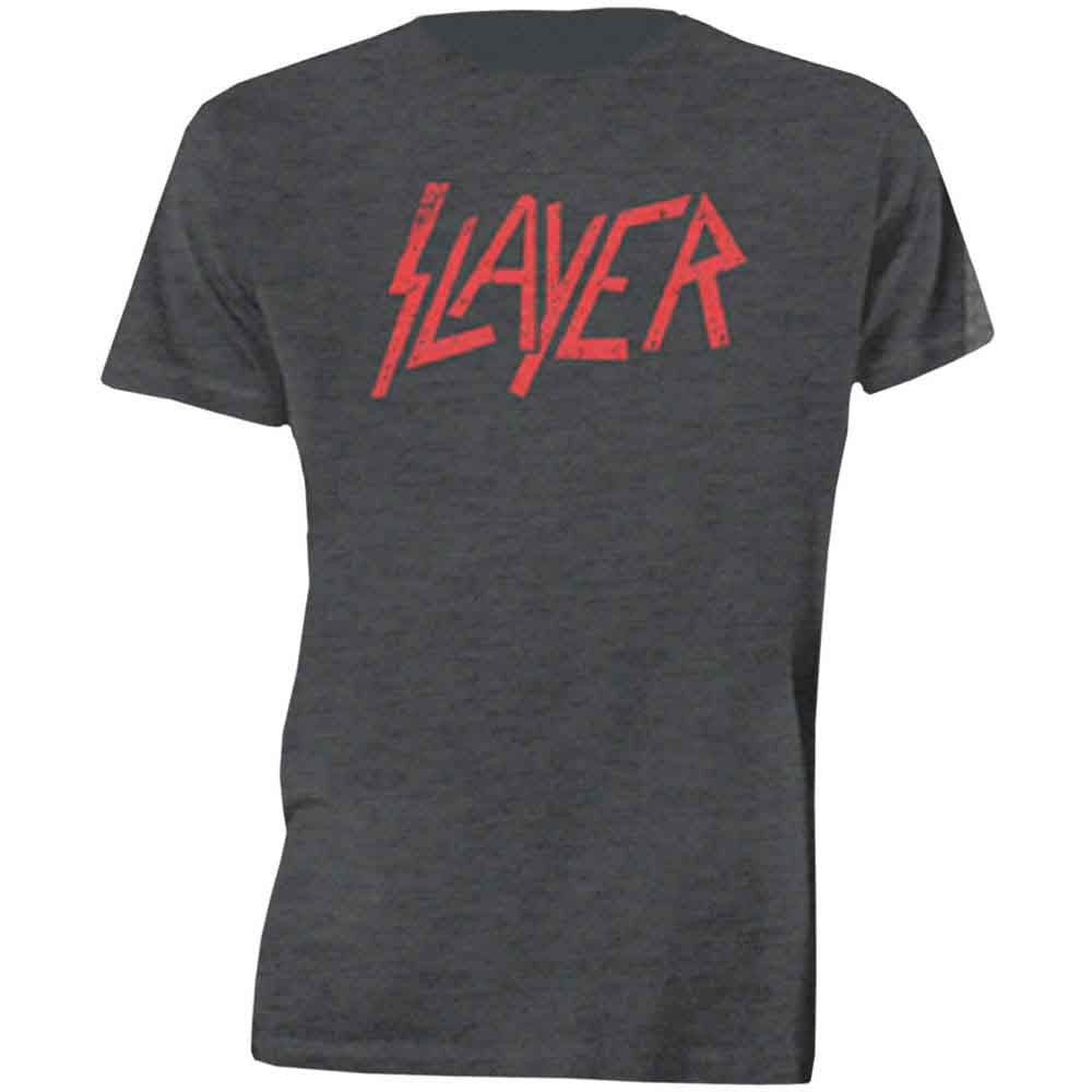 SLAYER Distressed Logo Mens T Shirt