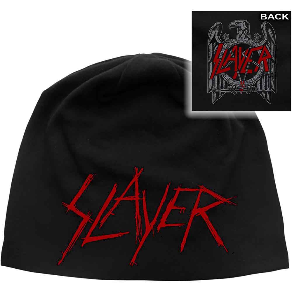SLAYER Eagle Beanie Hat Black