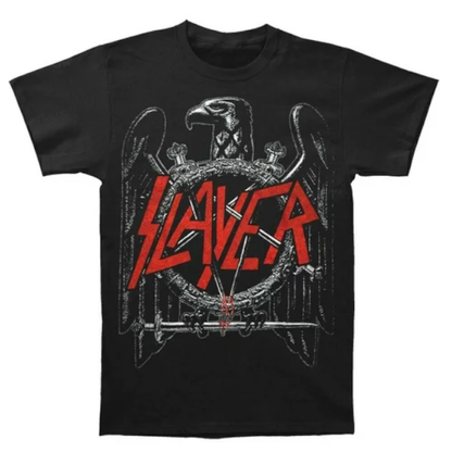 Slayer Large Black Eagle Officially Licensed Mens T Shirt Black