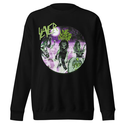 Slayer - Green Undead Jumbo Print Sweatshirt