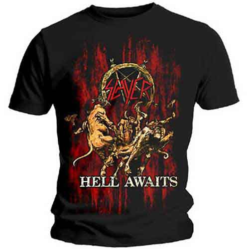 SLAYER Hell Awaits Mens T Shirt