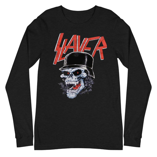 Slayer - Helmet Skull Long Sleeve Shirt