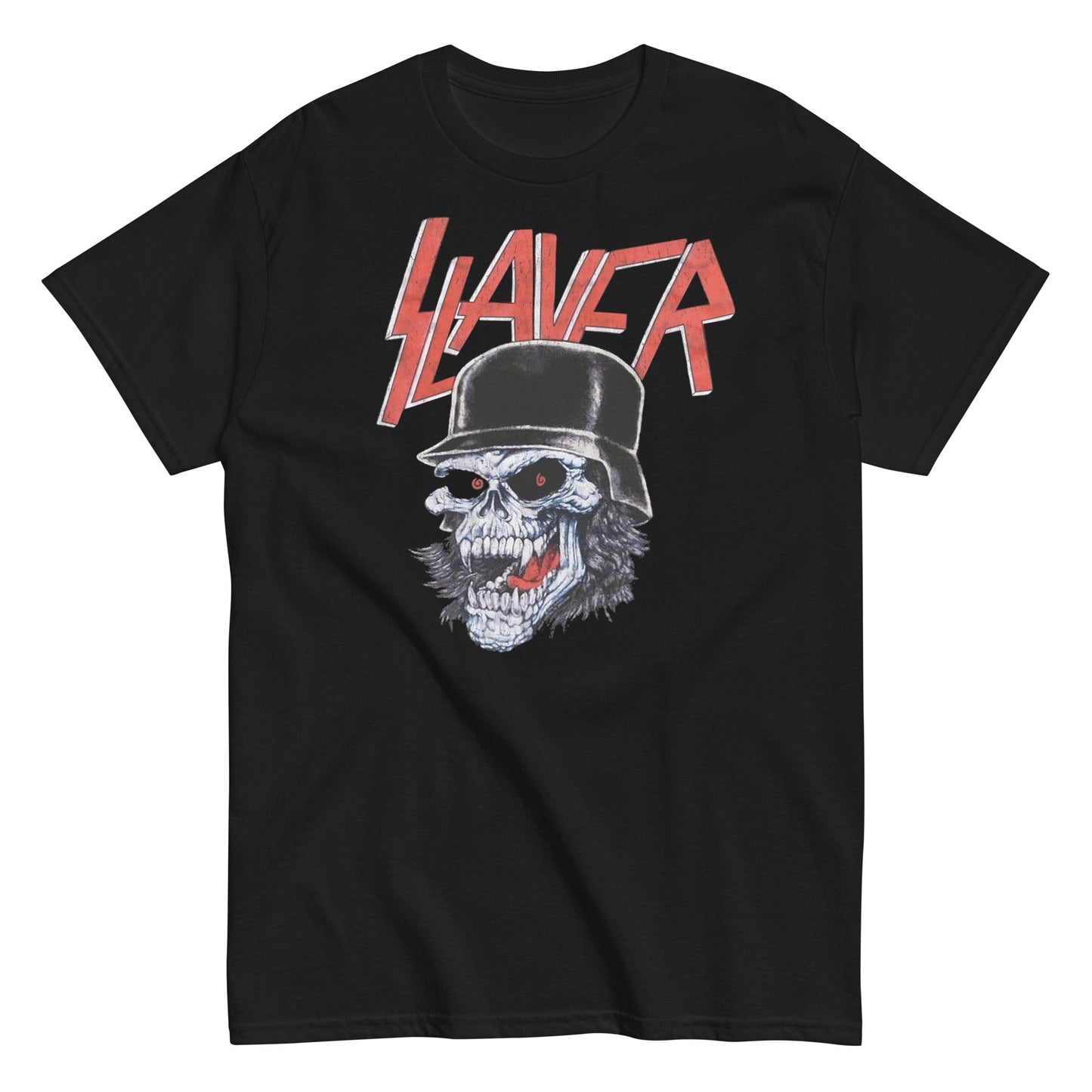 Slayer - Helmet Skull T Shirt