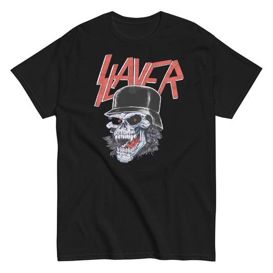 Slayer - Helmet Skull T Shirt