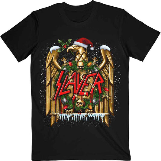 SLAYER Holiday Eagle Mens T Shirt