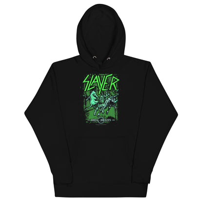 Slayer - Neon Hell Awaits Classic Hoodie