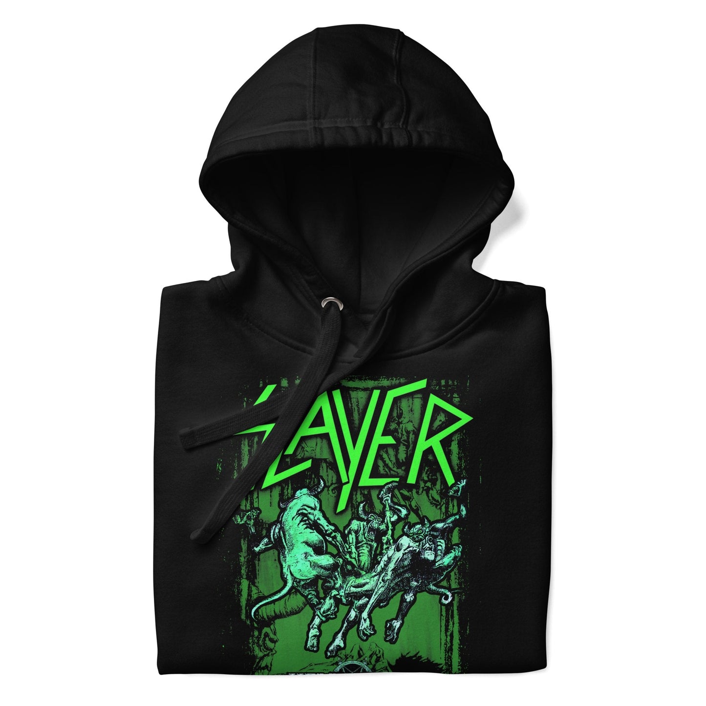 Slayer - Neon Hell Awaits Classic Hoodie