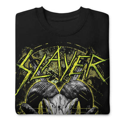 Slayer - Ram Horns Jumbo Print Crewneck Sweatshirt