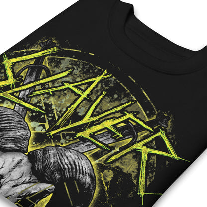 Slayer - Ram Horns Jumbo Print Crewneck Sweatshirt