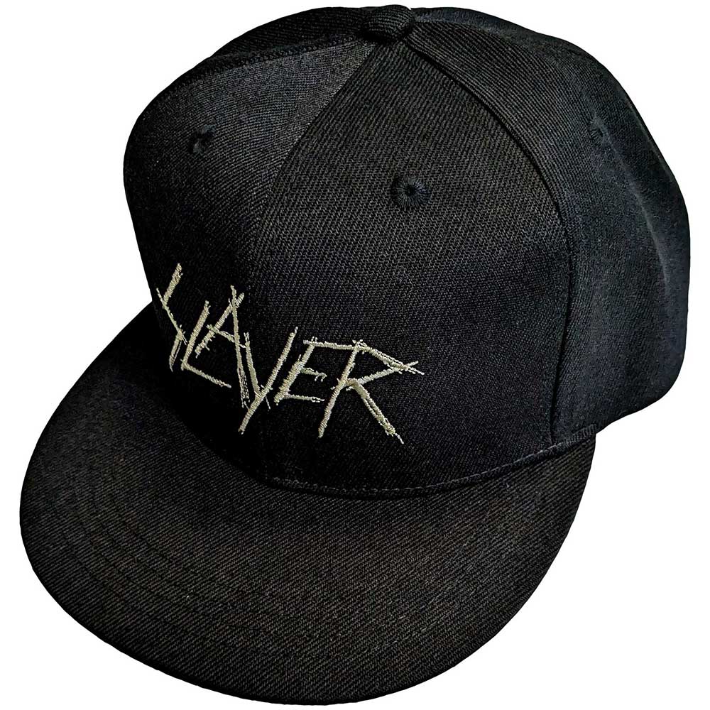 SLAYER Scratchy Logo Hat Black