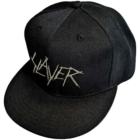 SLAYER Scratchy Logo Hat Black