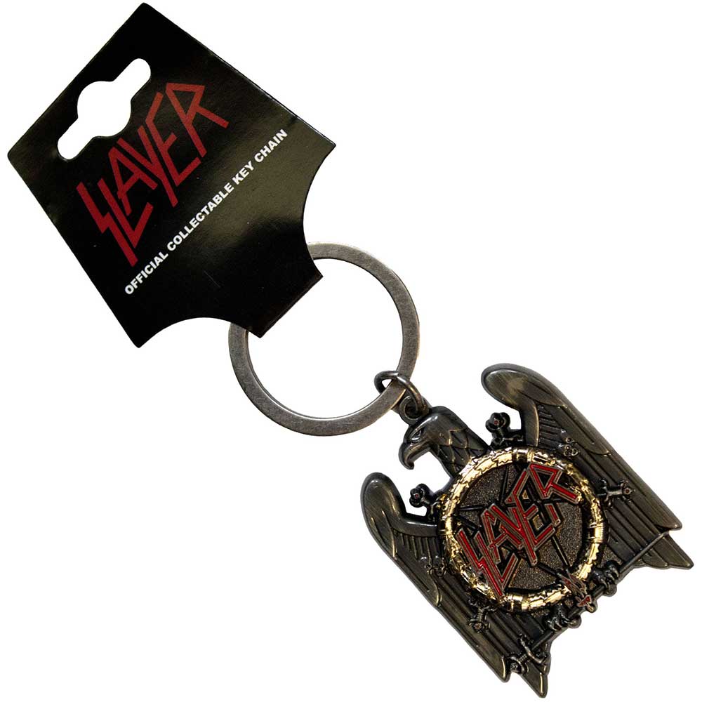 SLAYER Silver Eagle Keychain