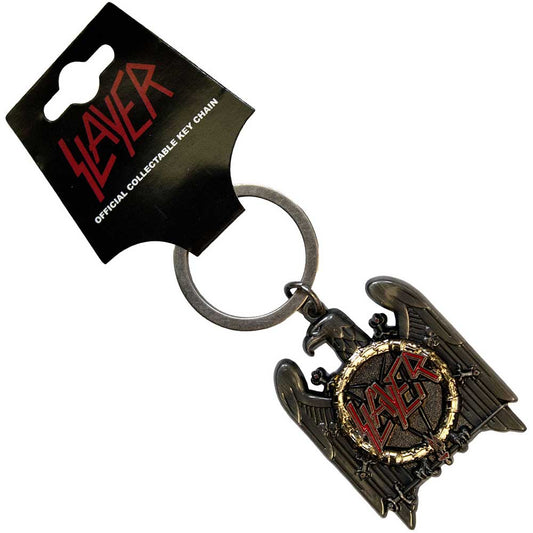 SLAYER Silver Eagle Keychain