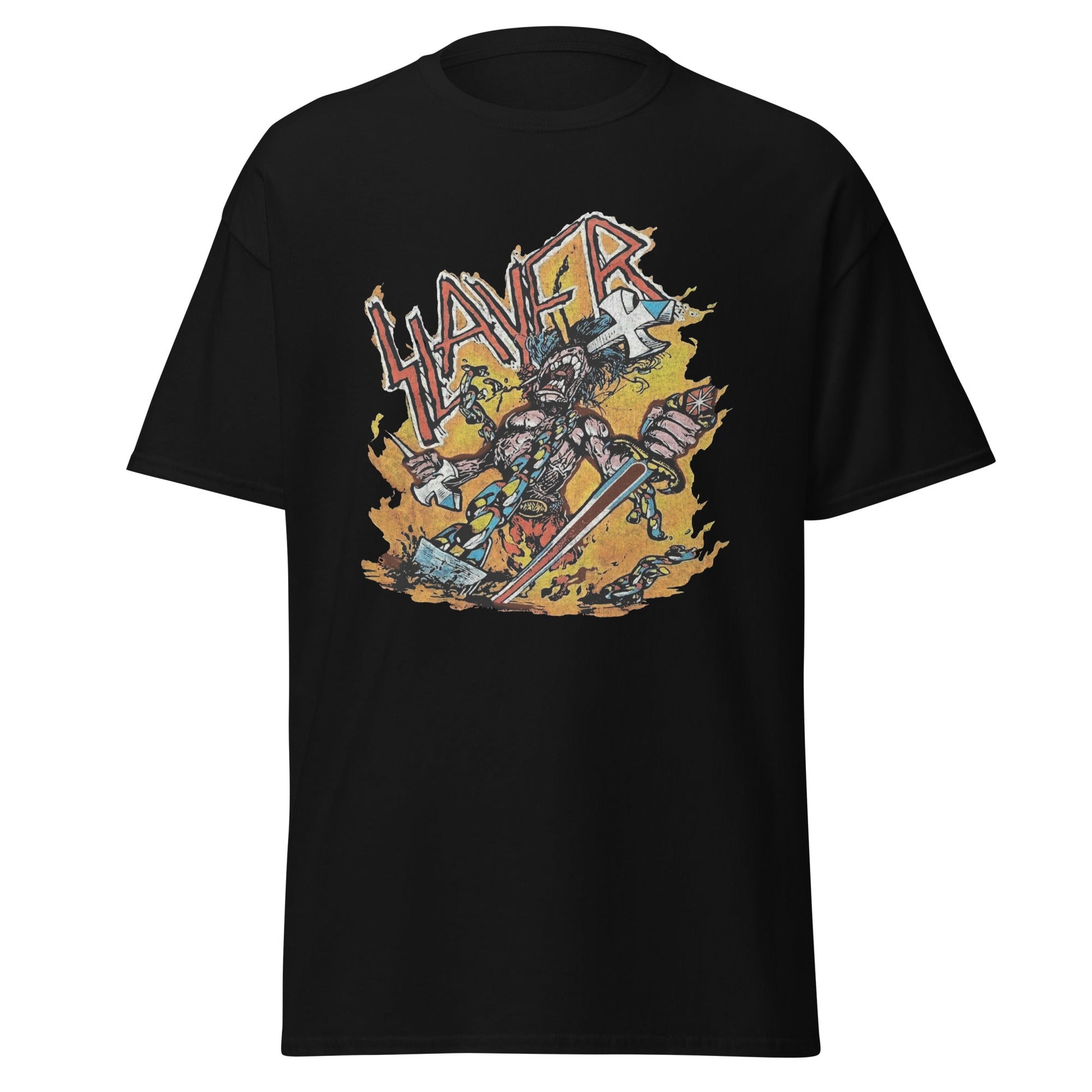 Slayer - Slain By The Sword Jumbo Print T Shirt