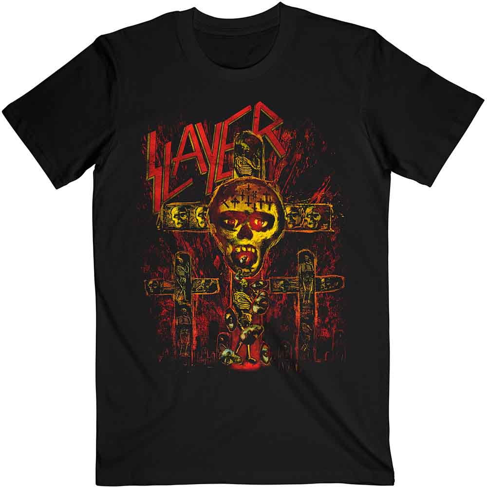 SLAYER SOS Crucifixion Mens T Shirt