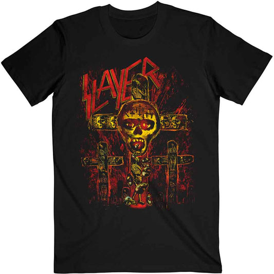 SLAYER SOS Crucifixion Mens T Shirt