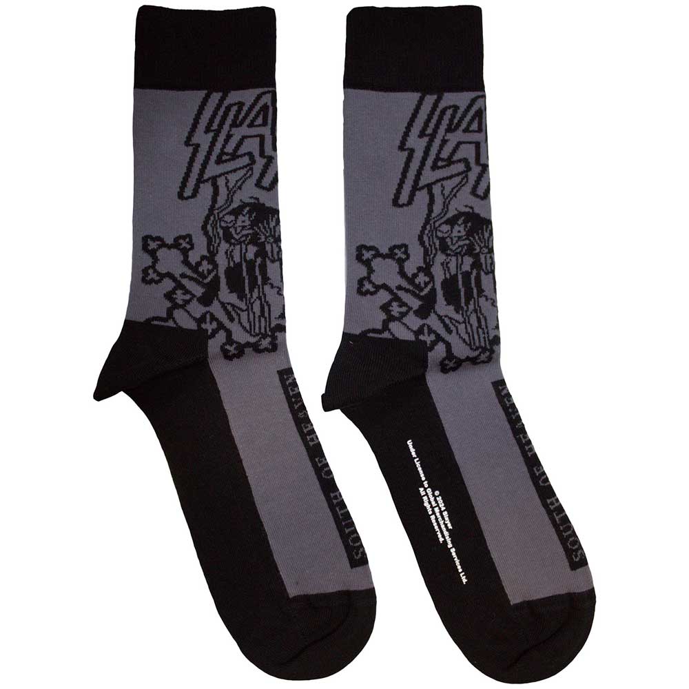 SLAYER South Of Heaven Mono Socks Grey