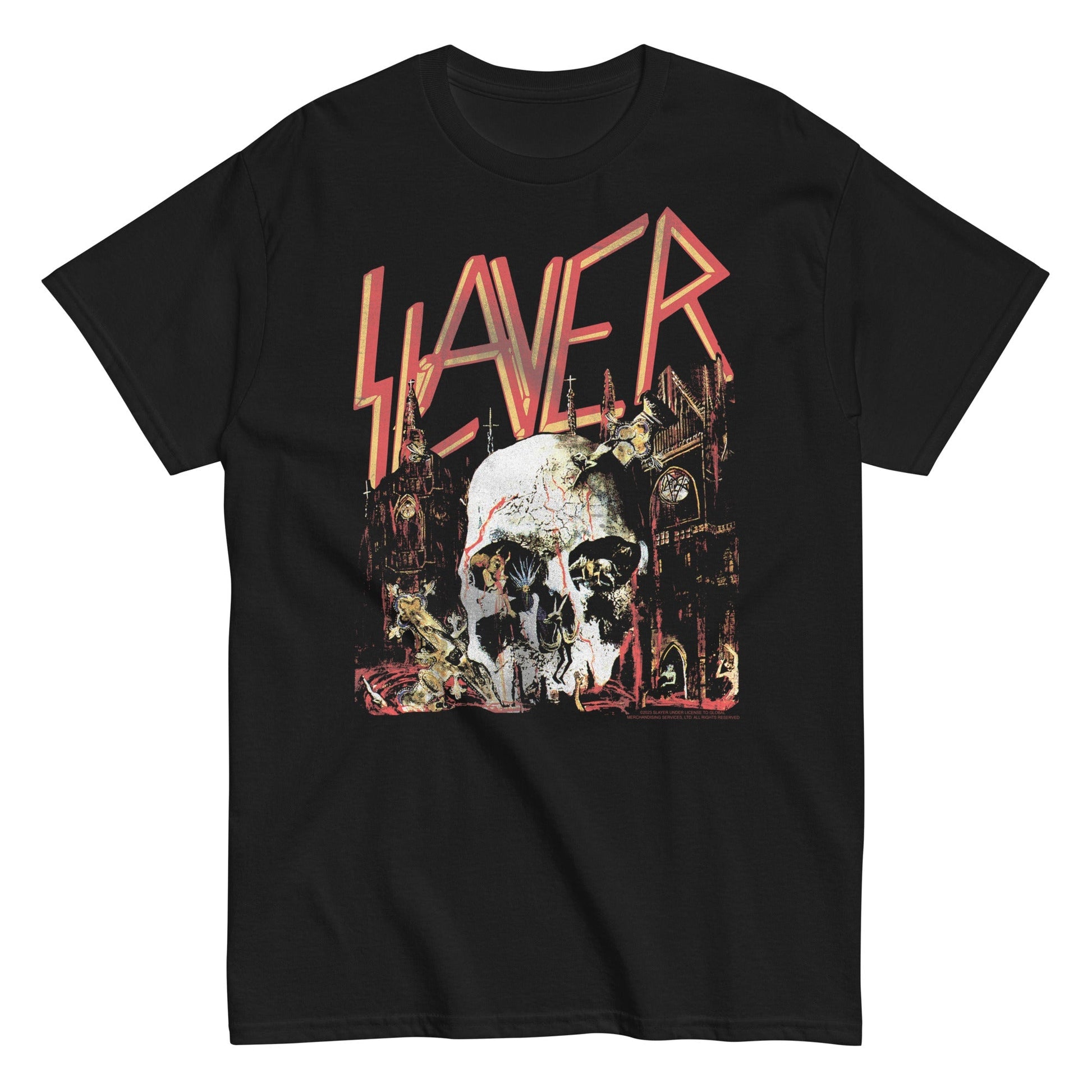 Slayer - South Skull T Shirt