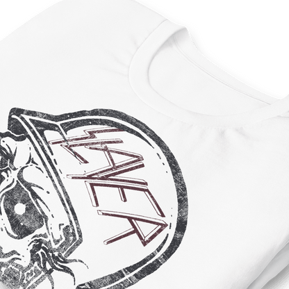 Slayer - Stamped Skull T Shirt