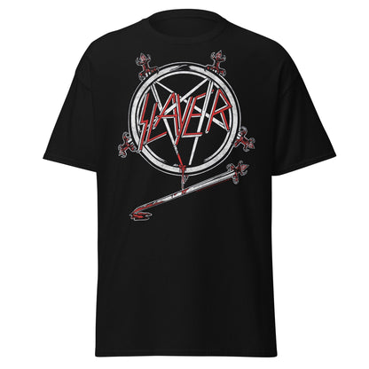 Slayer - Sword Logo Jumbo Print T Shirt
