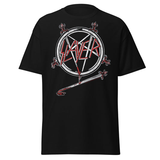Slayer - Sword Logo Jumbo Print T Shirt