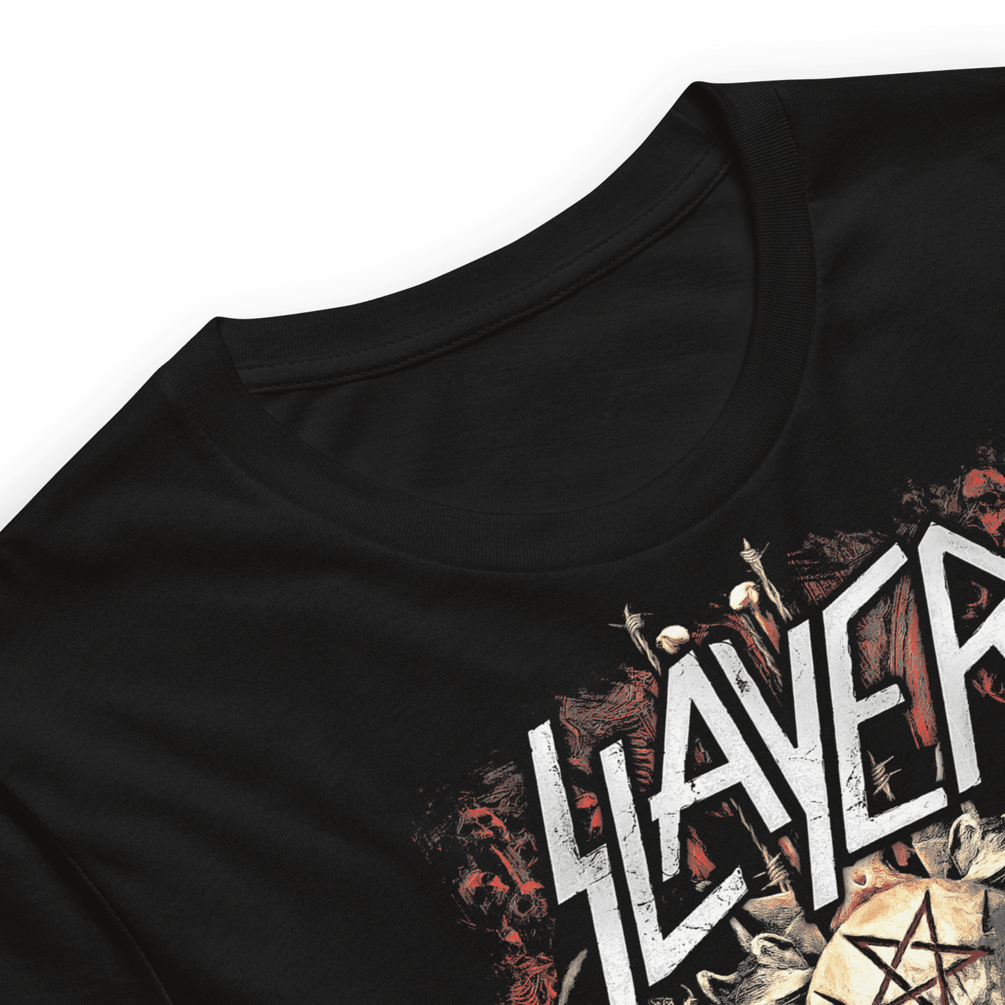 Slayer - Three Skulls Jumbo Print T Shirt