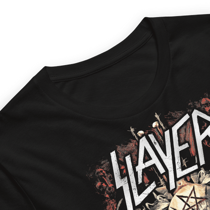 Slayer - Three Skulls Jumbo Print T Shirt
