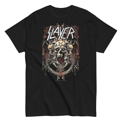 Slayer - Triple Skull T Shirt
