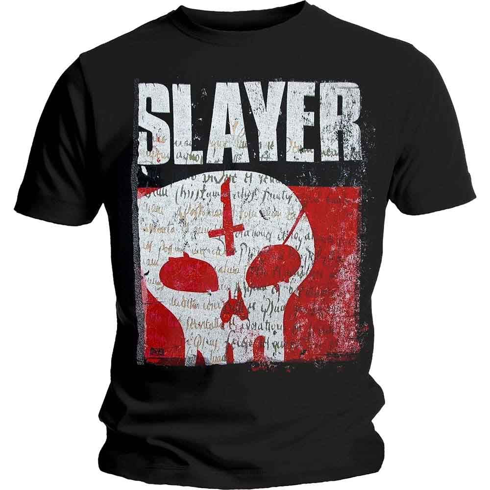SLAYER Undisputed Attitude Skull Mens T Shirt