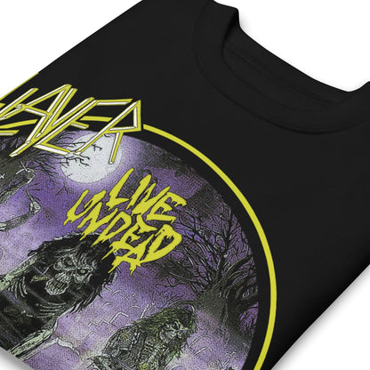 Slayer - Yellow Undead Jumbo Print Crewneck Sweatshirt