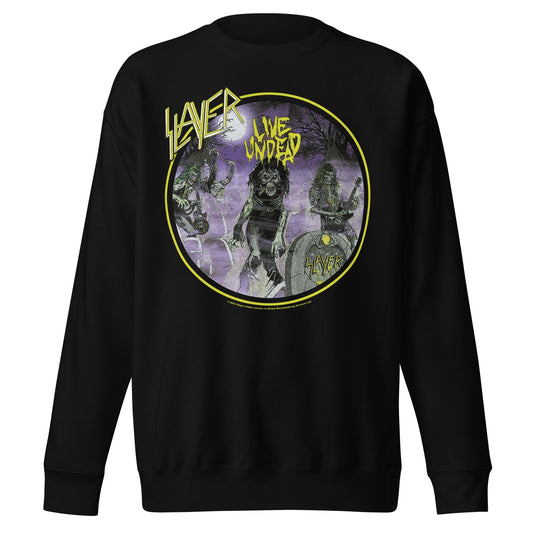 Slayer - Yellow Undead Jumbo Print Sweatshirt